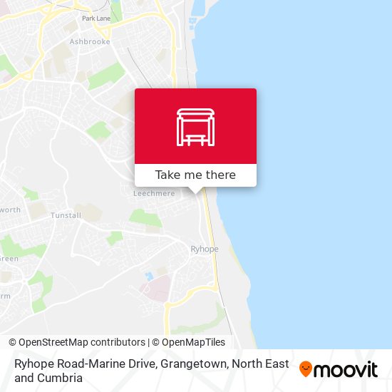 Ryhope Road-Marine Drive, Grangetown map