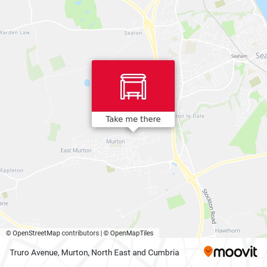 Truro Avenue, Murton map