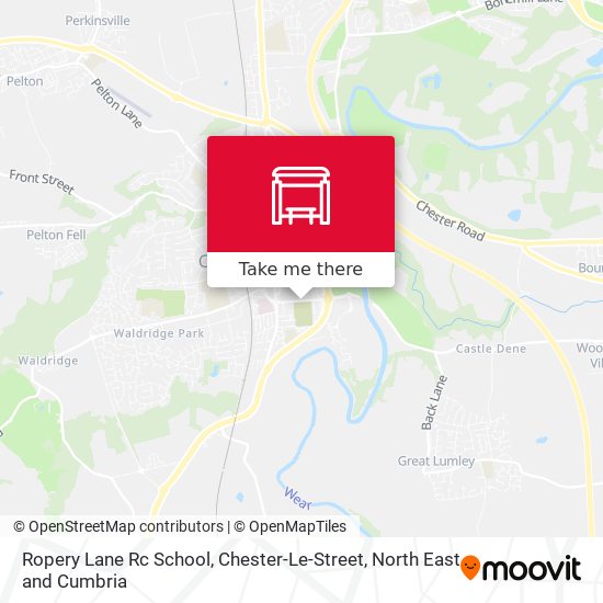 Ropery Lane Rc School, Chester-Le-Street map
