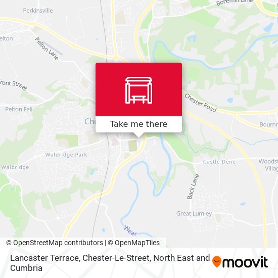 Lancaster Terrace, Chester-Le-Street map