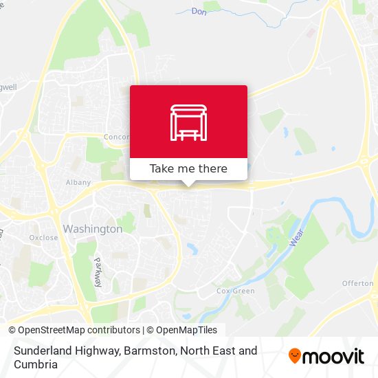 Sunderland Highway, Barmston map