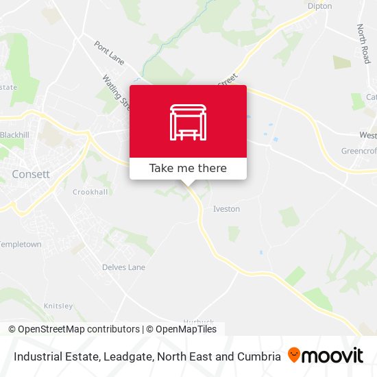 Industrial Estate, Leadgate map