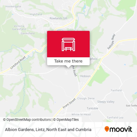 Albion Gardens, Lintz map