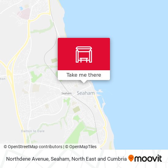 Northdene Avenue, Seaham map