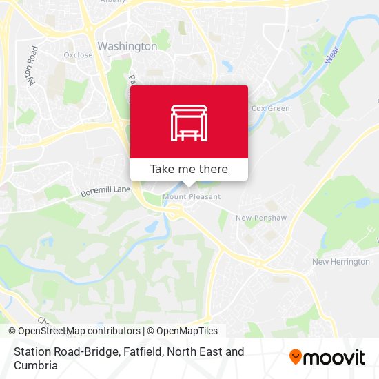 Station Road-Bridge, Fatfield map