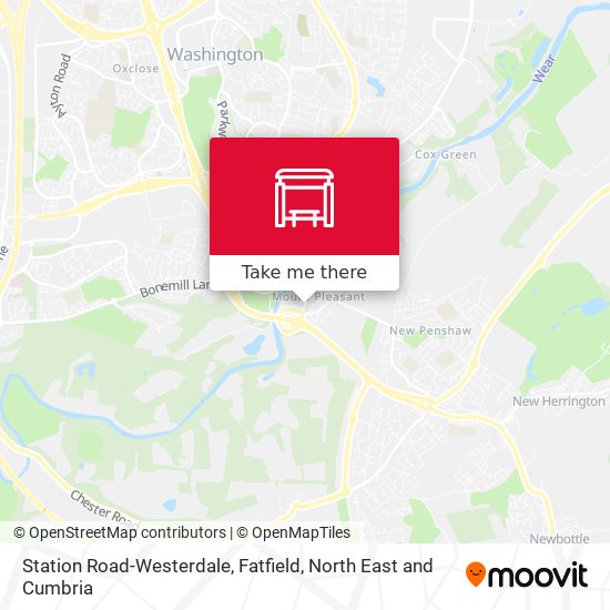 Station Road-Westerdale, Fatfield map