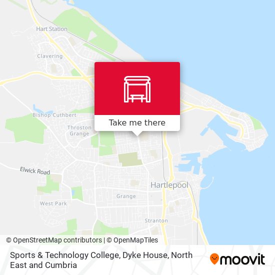 Sports & Technology College, Dyke House map
