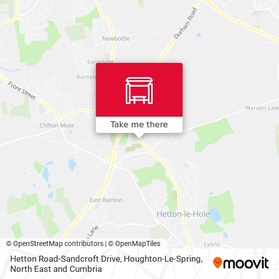 Hetton Road-Sandcroft Drive, Houghton-Le-Spring map