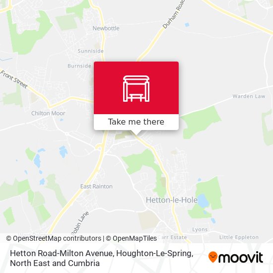 Hetton Road-Milton Avenue, Houghton-Le-Spring map