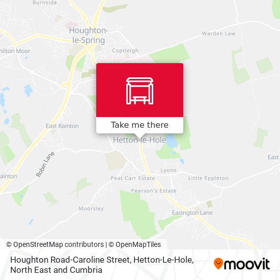 Houghton Road-Caroline Street, Hetton-Le-Hole map