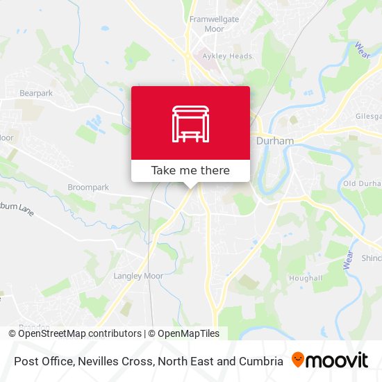 Post Office, Nevilles Cross map