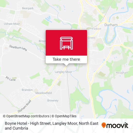 Boyne Hotel - High Street, Langley Moor map