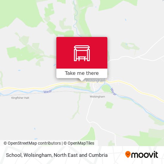 School, Wolsingham map