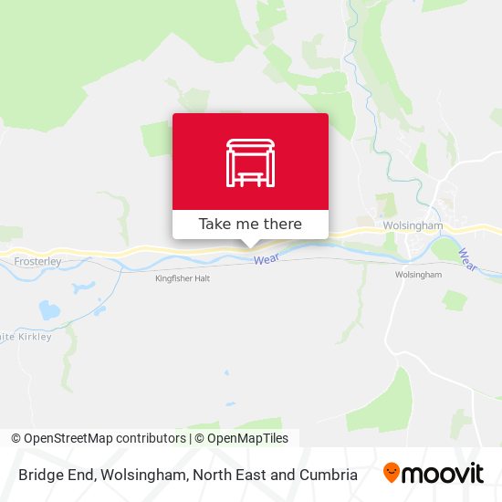 Bridge End, Wolsingham map