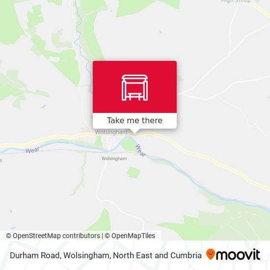 Durham Road, Wolsingham map