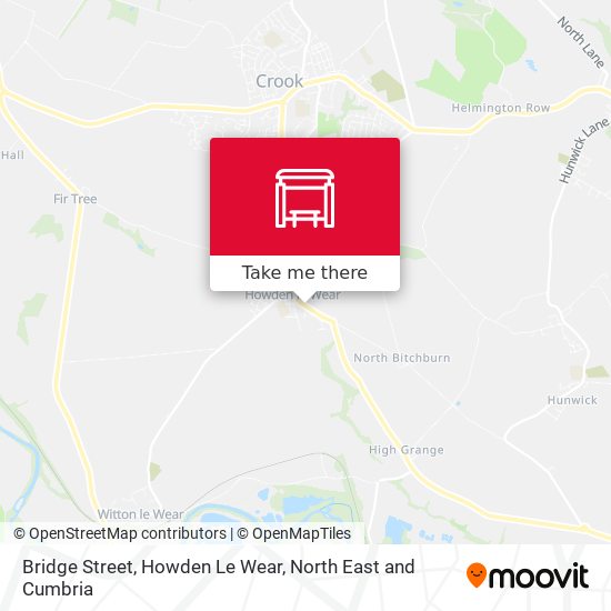 Bridge Street, Howden Le Wear map