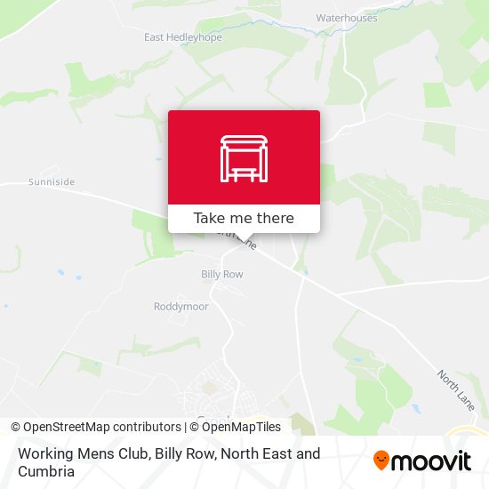 Working Mens Club, Billy Row map