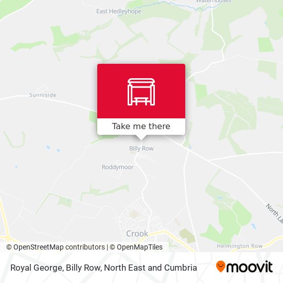 Royal George, Billy Row map