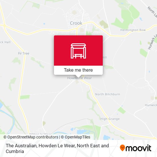 The Australian, Howden Le Wear map