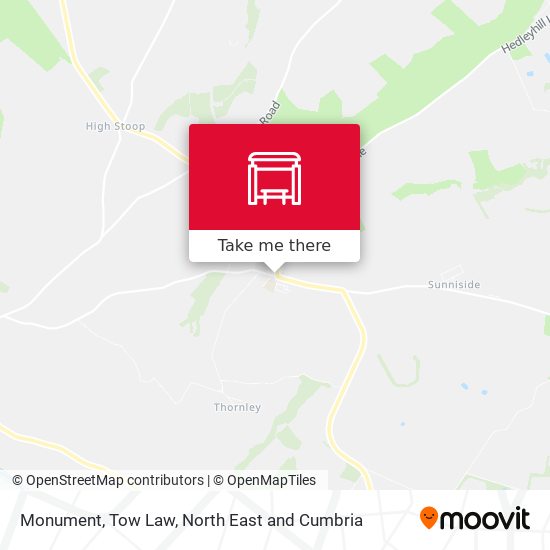 Monument, Tow Law map