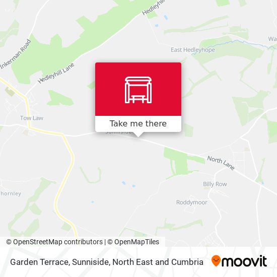 Garden Terrace, Sunniside map
