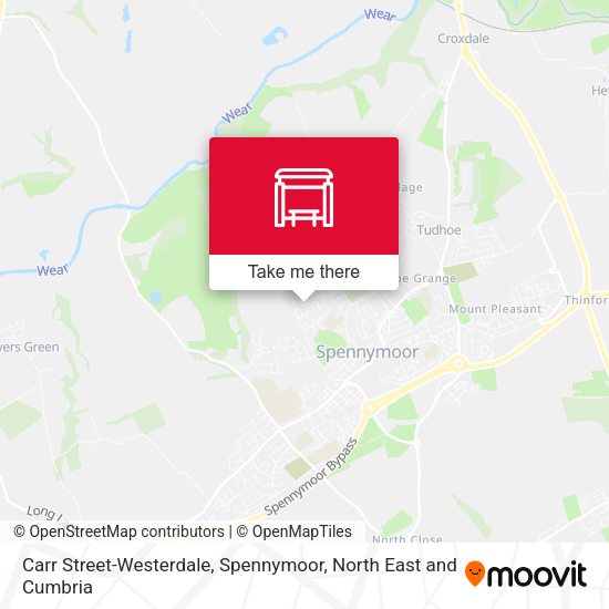 Carr Street-Westerdale, Spennymoor map