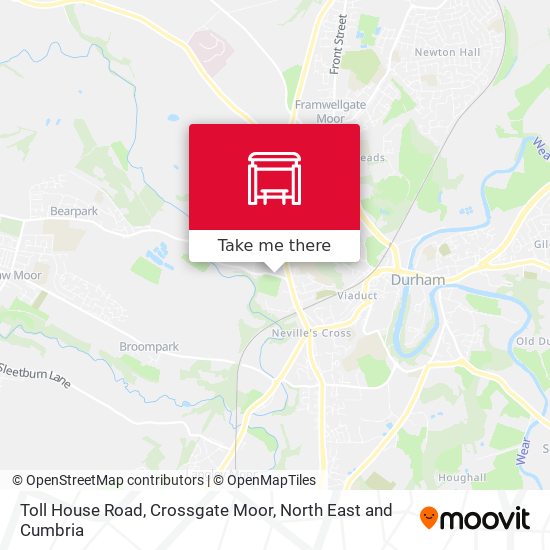 Toll House Road, Crossgate Moor map