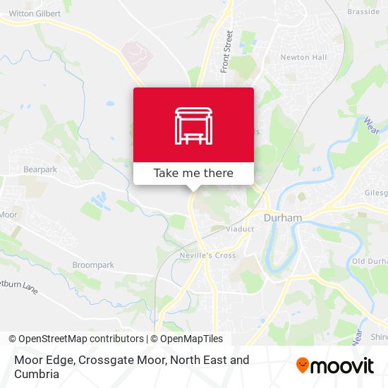 Moor Edge, Crossgate Moor map