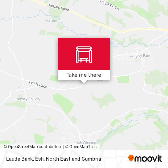 Laude Bank, Esh map
