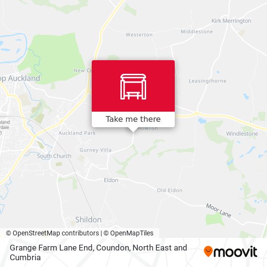 Grange Farm Lane End, Coundon map