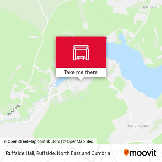 Ruffside Hall, Ruffside map
