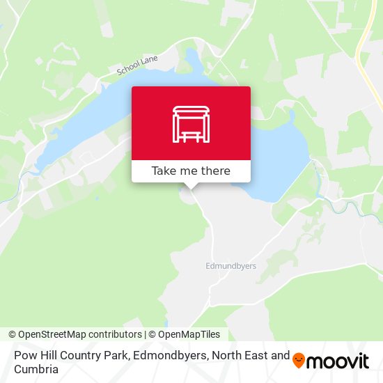 Pow Hill Country Park, Edmondbyers map