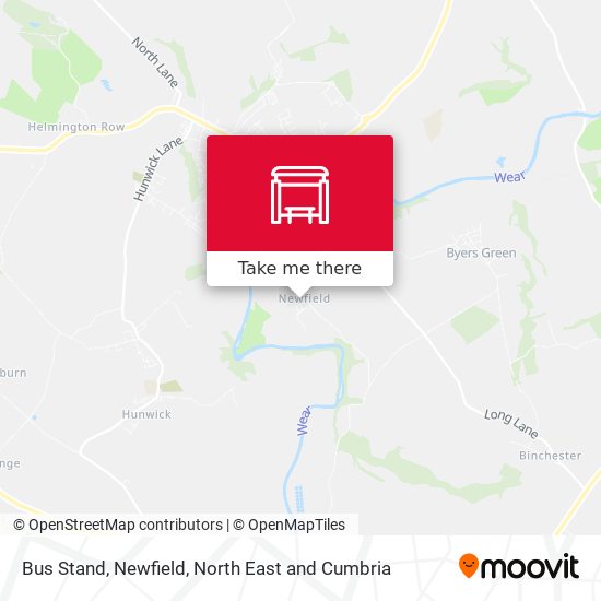 Bus Stand, Newfield map