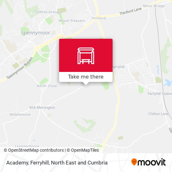Academy, Ferryhill map