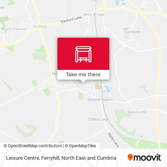 Leisure Centre, Ferryhill map