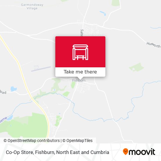 Co-Op Store, Fishburn map