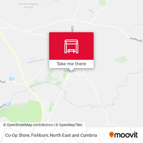 Co-Op Store, Fishburn map