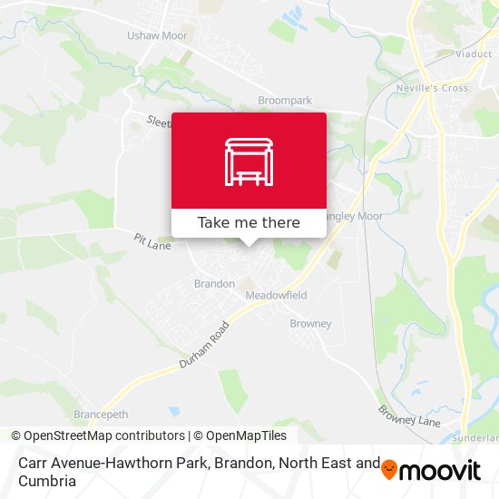 Carr Avenue-Hawthorn Park, Brandon map