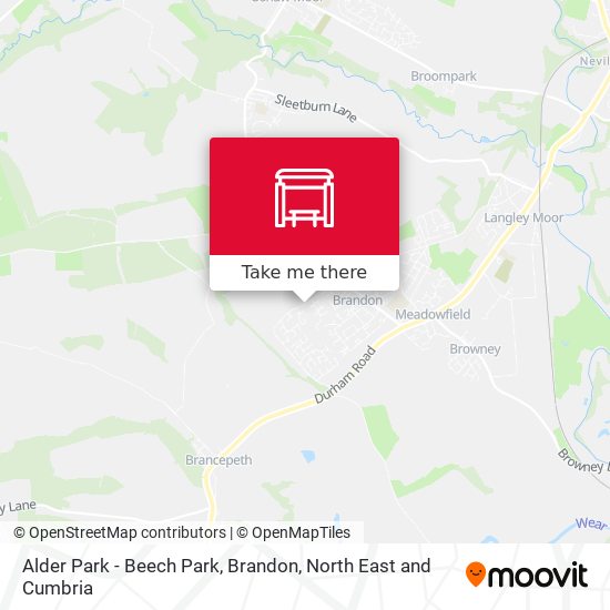 Alder Park - Beech Park, Brandon map