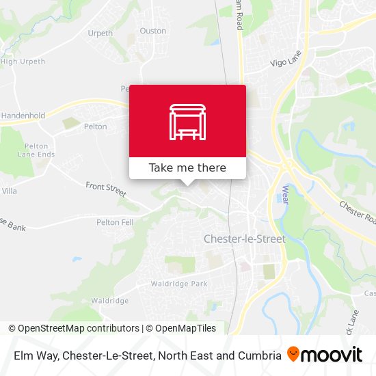 Elm Way, Chester-Le-Street map