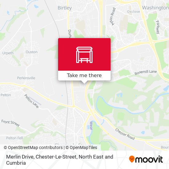 Merlin Drive, Chester-Le-Street map