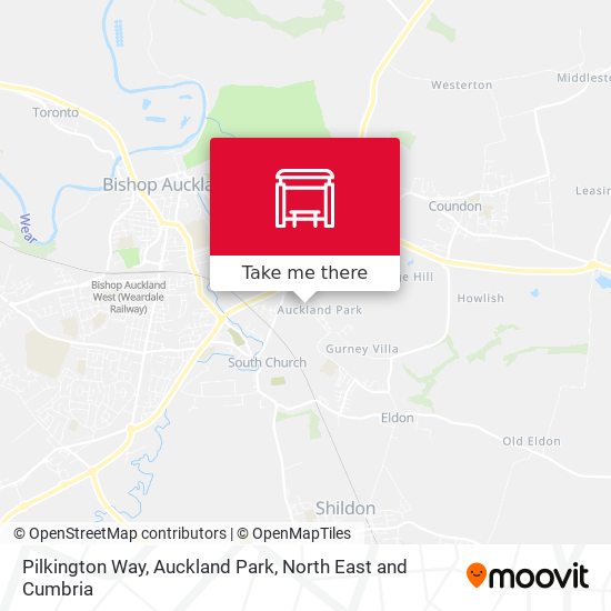 Pilkington Way, Auckland Park map