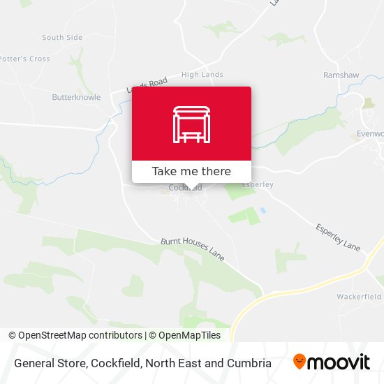 General Store, Cockfield map