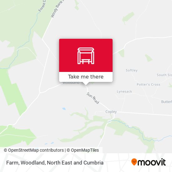 Farm, Woodland map