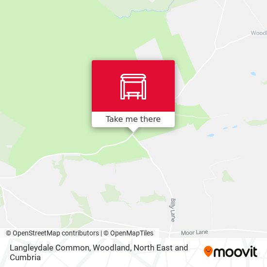 Langleydale Common, Woodland map