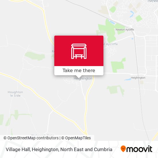 Village Hall, Heighington map