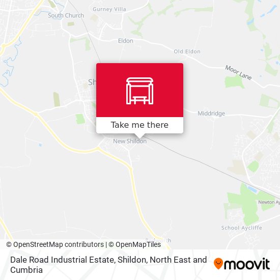 Dale Road Industrial Estate, Shildon map