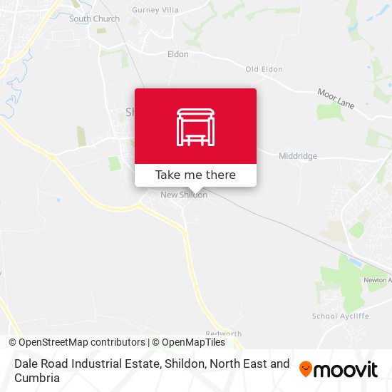 Dale Road Industrial Estate, Shildon map