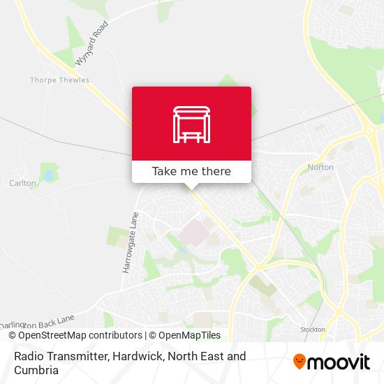 Radio Transmitter, Hardwick map