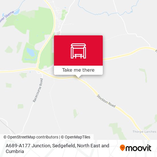 A689-A177 Junction, Sedgefield map